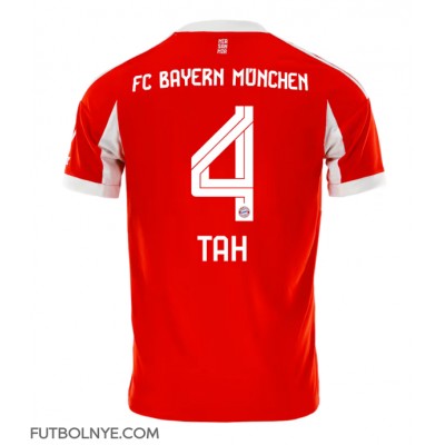 Camiseta Bayern Munich Jonathan Tah #4 Primera Equipación 2025-26 manga corta Camiseta Bayern Munich Jonathan Tah #4 Primera Equipación 2025-26 manga corta